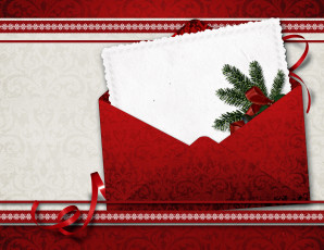 Картинка праздничные 3д+графика+ новый+год конверт серпантин бумага