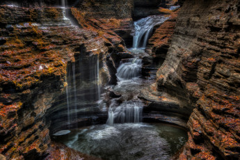 Картинка природа водопады река каньон водопад