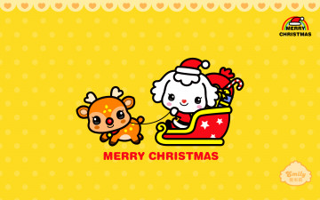 Картинка праздничные векторная+графика+ новый+год мальчик олень