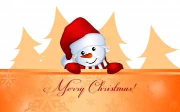 Картинка праздничные векторная+графика+ новый+год снеговик