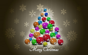 Картинка праздничные векторная+графика+ новый+год шары снежинки