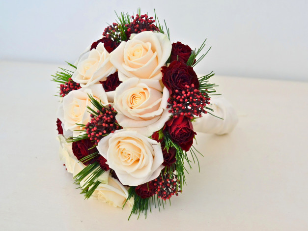 Обои картинки фото цветы, розы, букет