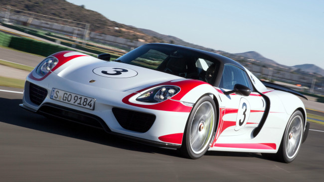 Обои картинки фото porsche 918, автомобили, porsche, dr, ing, h, c, f, ag, германия, спортивные, элитные