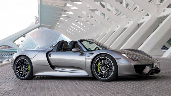 Обои картинки фото porsche 918, автомобили, porsche, dr, ing, h, c, f, ag, германия, спортивные, элитные