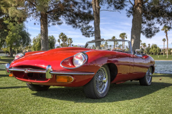 Картинка jaguar+e-type+series+ii автомобили выставки+и+уличные+фото автошоу выставка