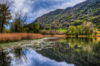 Картинка природа реки озера река лес горы