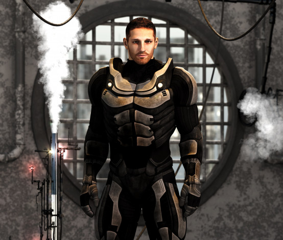 Обои картинки фото 3д графика, фантазия , fantasy, костюм, мужчина