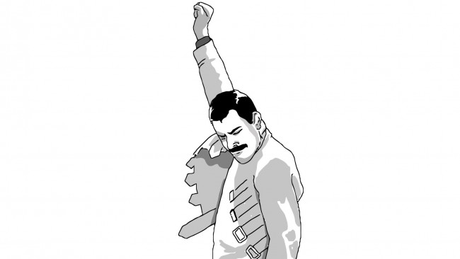 Обои картинки фото рисованное, люди, фон, жест, мужчина