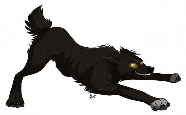 Обои картинки фото рисованное, животные,  собаки, собака, фон