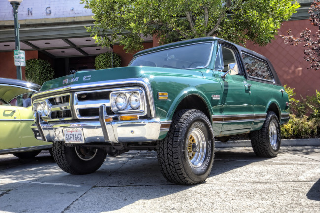 Обои картинки фото 1971 gmc jimmy, автомобили, выставки и уличные фото, автошоу, выставка