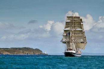 Картинка корабли парусники мачты паруса