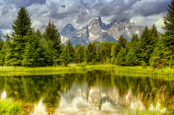 Картинка природа реки озера река лес горы