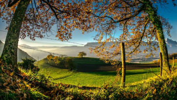 Картинка природа пейзажи равнина холмы