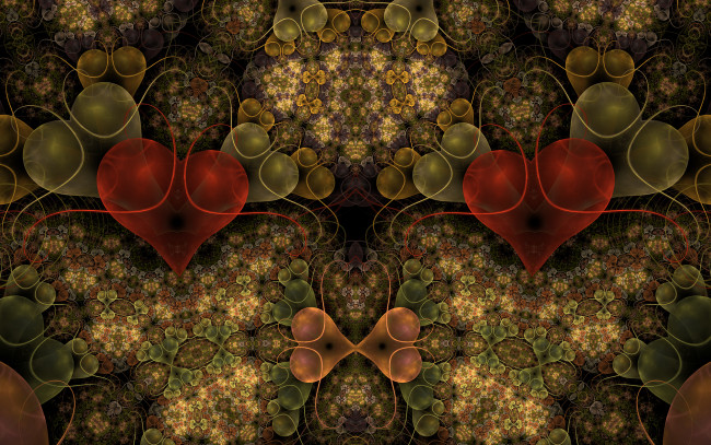 Обои картинки фото 3д графика, фракталы , fractal, цвета, фон, узор