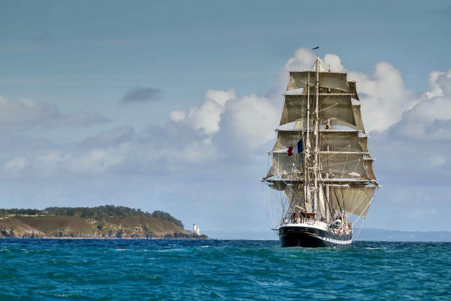 Обои картинки фото корабли, парусники, мачты, паруса