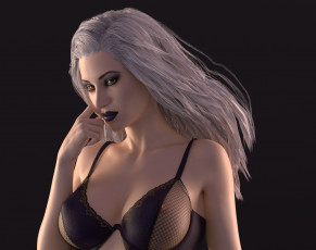 Картинка 3д+графика люди+ people фон взгляд девушка