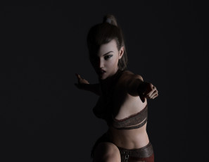 Картинка 3д+графика люди+ people фон взгляд девушка