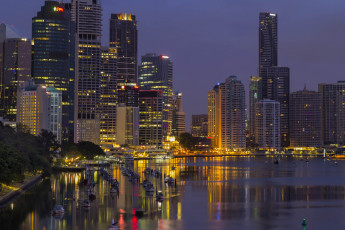 Картинка brisbane +queensland +australia города брисбен+ австралия простор