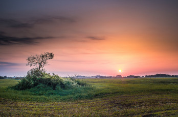 Картинка природа восходы закаты простор