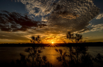 Картинка природа восходы закаты простор