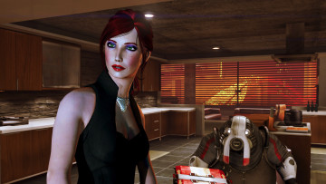 Картинка 3д+графика фантазия+ fantasy девушка взгляд фон