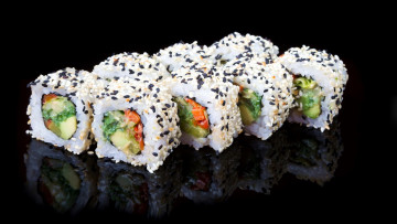 Картинка еда рыба +морепродукты +суши +роллы роллы