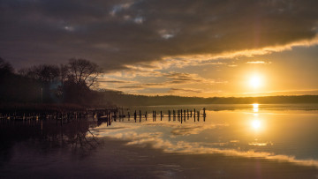 Картинка природа восходы закаты простор