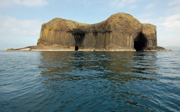 Картинка природа побережье пещеры