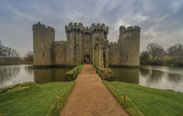 Картинка bodiam+castle города замки+англии простор