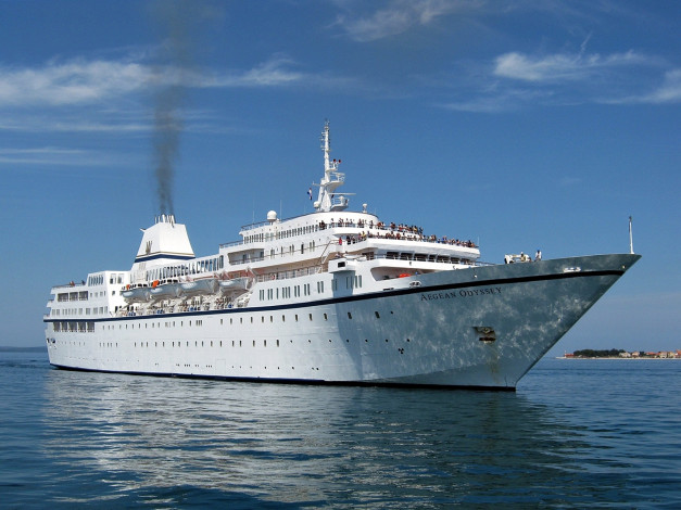 Обои картинки фото aegean odyssey, корабли, лайнеры, лайнер, круиз
