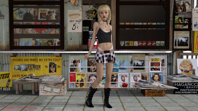 Обои картинки фото 3д графика, люди , people, взгляд, девушка, фон