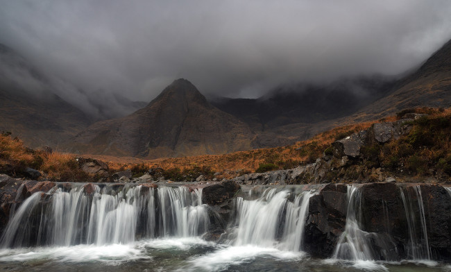 Обои картинки фото природа, водопады, простор