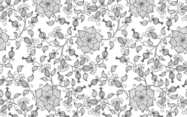 Обои картинки фото векторная графика, цветы , flowers, текстура, цветы, вектор, узор