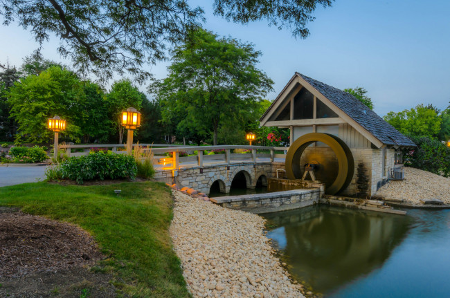 Обои картинки фото разное, мельницы, простор