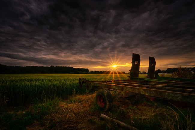 Обои картинки фото природа, восходы, закаты, простор