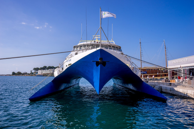 Обои картинки фото корабли, катамараны и тримараны, катамаран