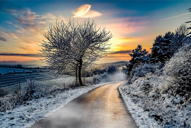 Обои картинки фото природа, дороги, простор