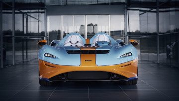 Картинка автомобили mclaren elva gulf theme by mso 2021 тюнинг гиперкар вид спереди