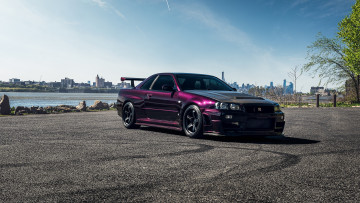 Картинка автомобили nissan datsun skyline gt-r r34