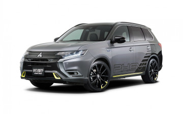 Картинка 2020+mitsubishi+outlander+phev+street+sport автомобили mitsubishi outlander phev street sport 2020 вид сбоку экстерьер серый кроссовер новый тюнинг японские