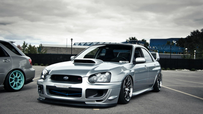 Обои картинки фото автомобили, subaru, impreza, sti