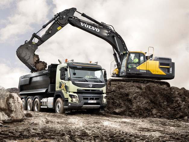 Обои картинки фото автомобили, volvo trucks, volvo