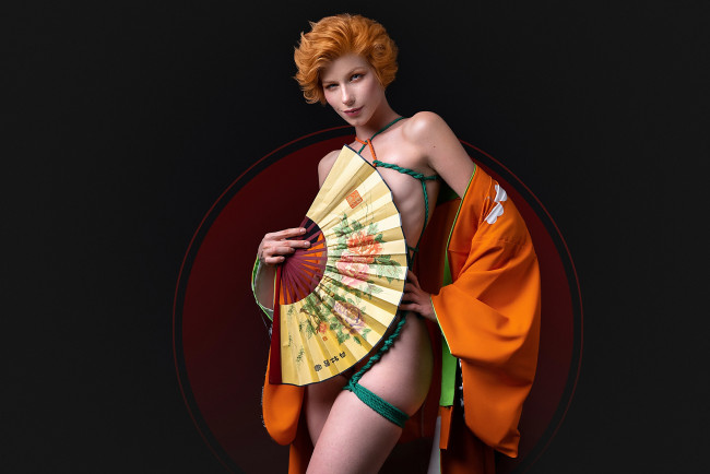 Обои картинки фото anastasia zhilina, девушки, анастасия жилина, anastasia, zhilina, cosplay, анастасия, жилина, девушка, модель, рыжеволосая, красотка, поза, флирт, стройная, сексуальная, фигура