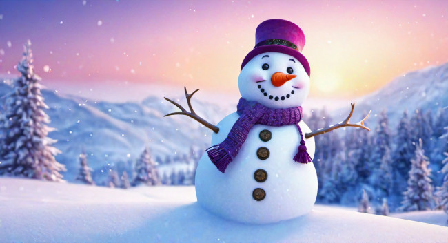 Обои картинки фото праздничные, снеговики, нейросети, графика, нейроарт, ai, art, нейронные, сети, рисунки, нейро, искусство, снеговик