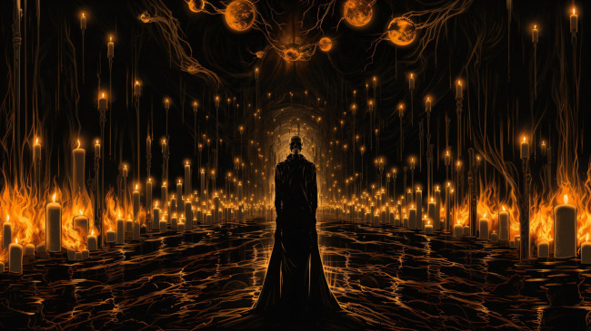 Обои картинки фото фэнтези, нежить, нейросети, графика, нейроарт, ai, art, нейронные, сети, рисунки, нейро, искусство