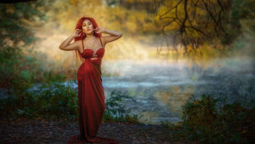 Картинка красивая+девушка девушки -+рыжеволосые+и+разноцветные девушка женщина разноцветная сексуальная модель звезда позирует разная обувь верхняя стильная одежда нижнее эротическое бельё трусы лифчик аксессуары макияж колготки чулки и множество элементов на фотографии