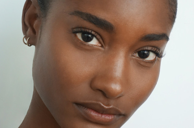 Обои картинки фото melodie monrose, девушки, - лица,  портреты, melodie, monrose, портрет, лицо, девушка, модель, брюнетка, темнокожая, чернокожая, красотка, макияж, взгляд