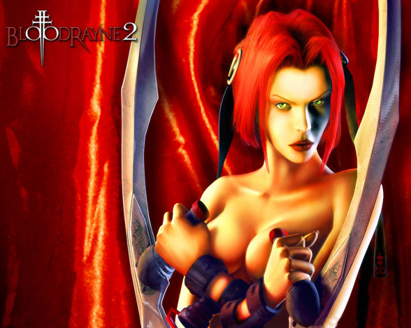 Обои картинки фото blod, royane, видео, игры, bloodrayne