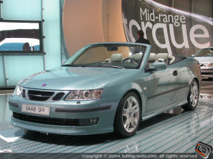 Картинка saab автомобили выставки уличные фото