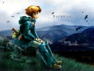 Картинка аниме nausicaa of the valley wind